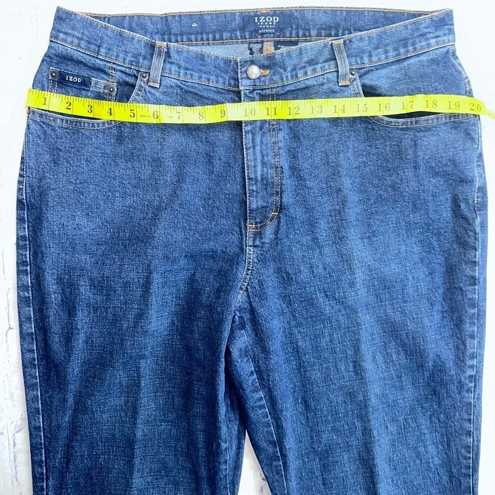 NWOT Women’s 18W Izod Stonewashed Stretch Bootcut Denim Jeans - Picture 7 of 9